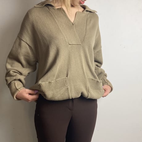 USED DESIGN COTTON KNIT