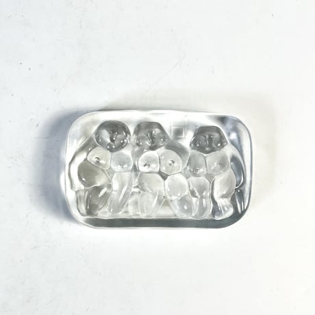 USED GLASS PAPER WEIGHT