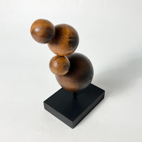 USED WOODEN SPHERE OBJECT