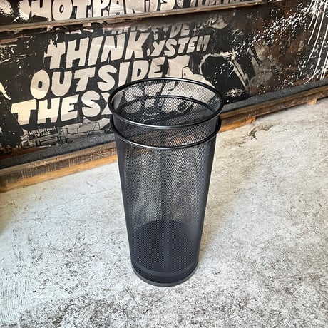 USED MESH TRASH CAN