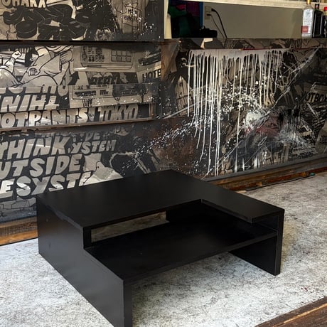 USED "CASSINA ixc" WOODEN LOW TABLE