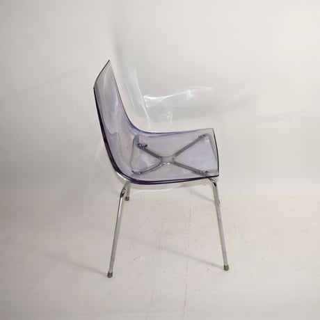 USED "SLIM" ACRYLIC IRON LEG CHAIR