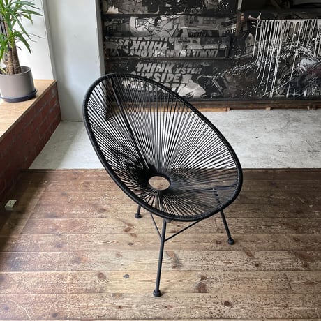 USED VINYL FIBER LOUNGE CHAIR
