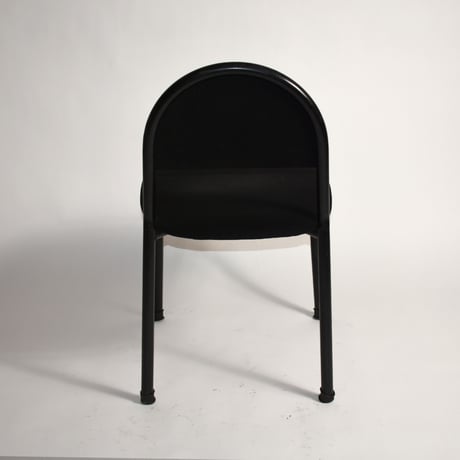 USED IRON LEG VELVET CHAIR