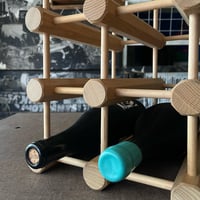 USED WOODEN WINE RACK