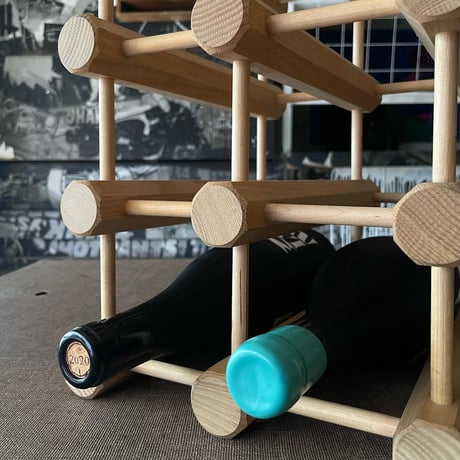 USED WOODEN WINE RACK