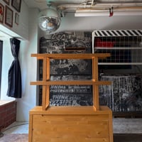 USED "OLD IKEA" WOODEN OPEN SHELF