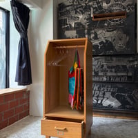 USED WOODEN WARDROBE