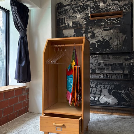 USED WOODEN WARDROBE