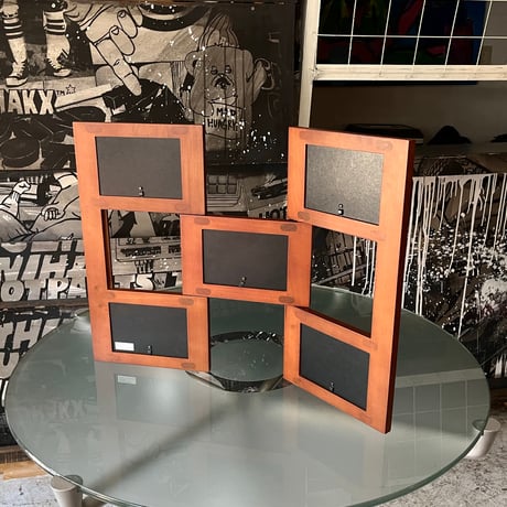 USED WOODEN PHOTO FRAME