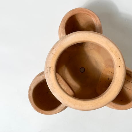 USED CERAMIC STRAWBERRY PLANT POT