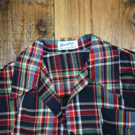 LADIES VINTAGE 50-60'S "HENDAN" S/S SHIRT