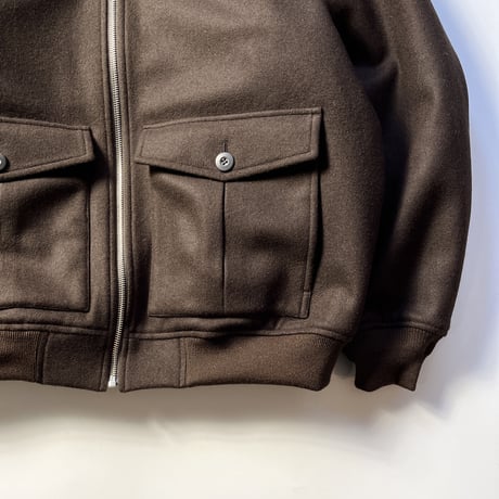 COMFORTABLE REASON "Melton Bomber Jacket"