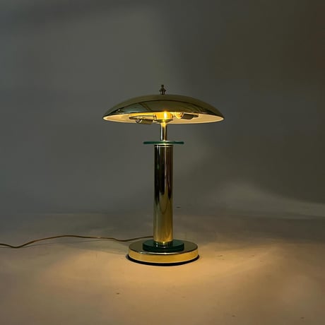 USED METAL & GLASS TOUCH SENSOR TABLE LAMP