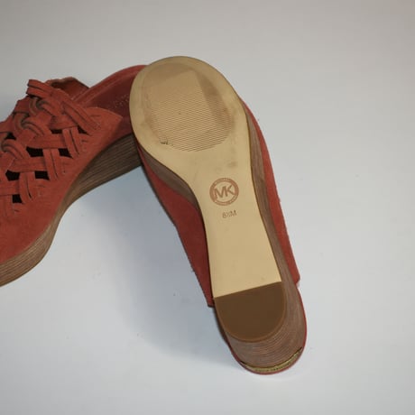 LADIES USED "MICHAEL KORS" SUEDE HEEL SANDAL