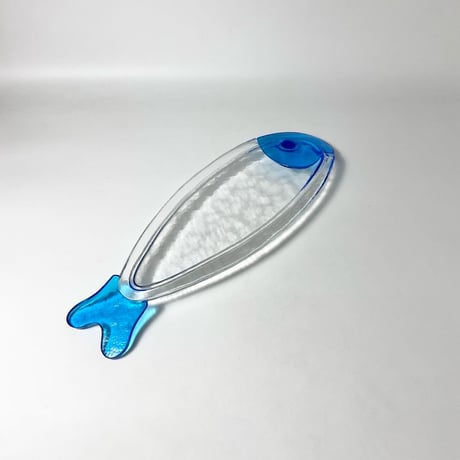 USED GLASS FISH TRAY
