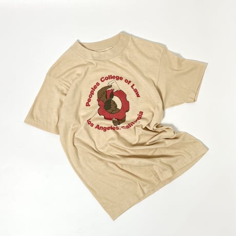 USED 70-80'S "PEOPLES COLLEGE OF LOW" TSH