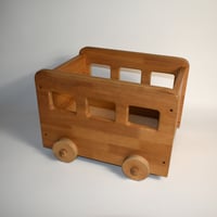 USED WOODEN STORAGE CARRY WAGON