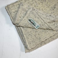 USED "ARAN CRAFTS" WOOL BLANKET