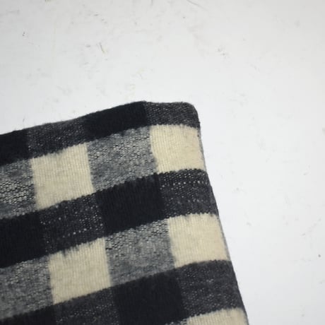 USED PLAID WOOL BLANKET