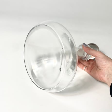 USED GLASS DECANTER