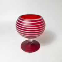 USED GLASS FLOWER VASE