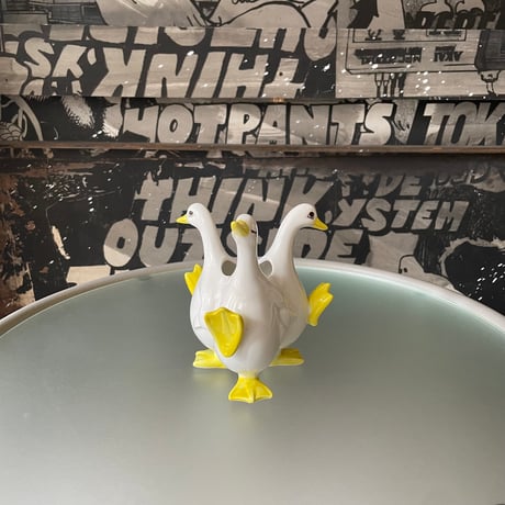 USED THREE DUCKS VASE