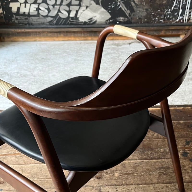 Japan Vintage キツツキ 飛騨産業 アイガーチェア 飛騨家具 飛騨産業 アイガー / EIGER チェア アームチェア グリーン【1