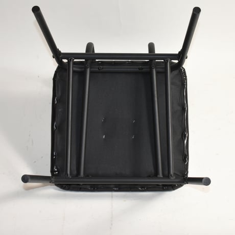USED VINYL LEATHER IRON LEG CHAIR