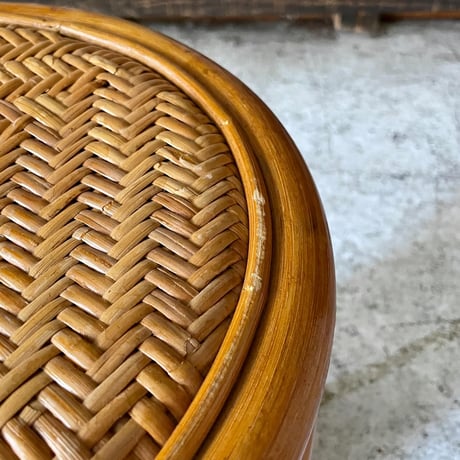 USED RATTAN STOOL