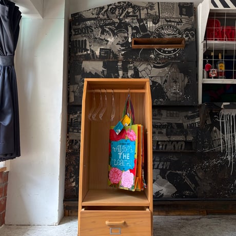 USED WOODEN WARDROBE