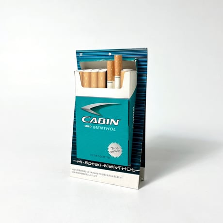 USED “CABIN” CIGARETTE DISPLAY BOX