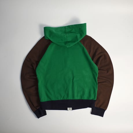 USED MULTICOLORED ZIP-UP HOODIE