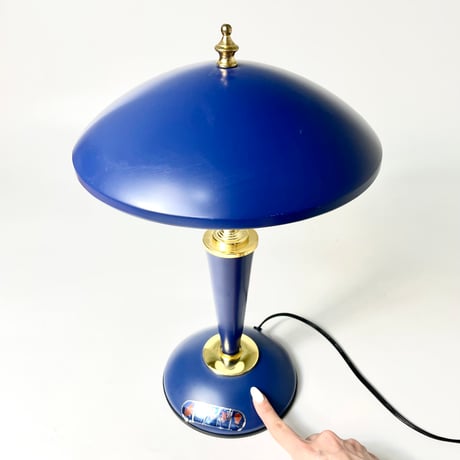USED STEEL TABLE LAMP