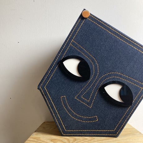 SMILE DENIM FABRIC MAGAZINE BOX