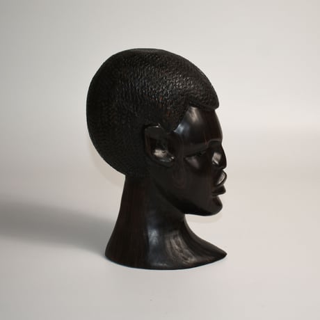 USED WOODEN FACE STATUE