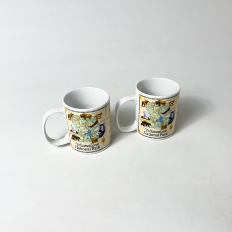 USED "YELLOWSTONE NATIONAL PARK" CERAMIC MUG