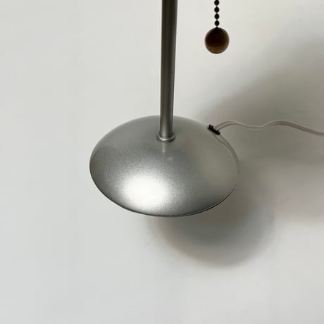 JAPAN USED FABRIC SHADE STEEL TABLE LAMP