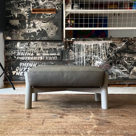 JAPAN USED "KARIMOKU NEW STANDARD" CASTER SOFA OTTOMAN