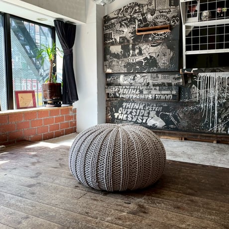 USED COTTON ROUND CUSHION