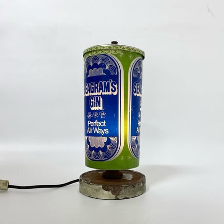 VINTAGE 50-60'S SEAGRAM'S GIN TABLE LAMP