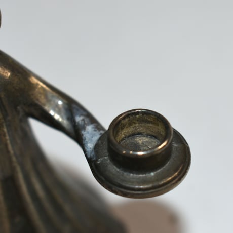 VINTAGE BRONZE CANDLE HOLDER