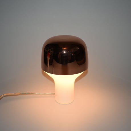 USED "TEO" GLASS & IRON TABLE LAMP