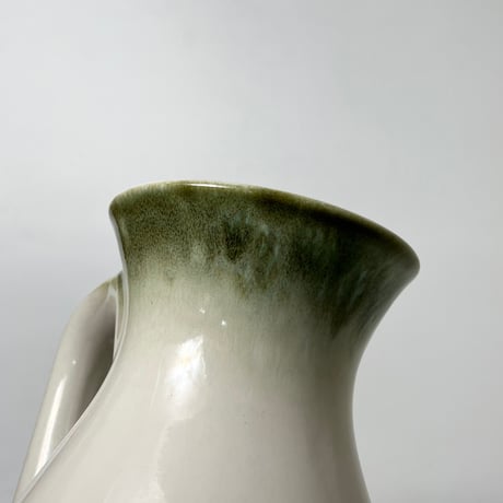 VINTAGE “FAT LAVA” CERAMIC FLOWER VASE