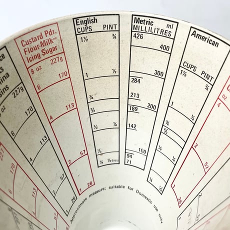 VINTAGE "TALAWARE" METALLIC MEASURING CUP