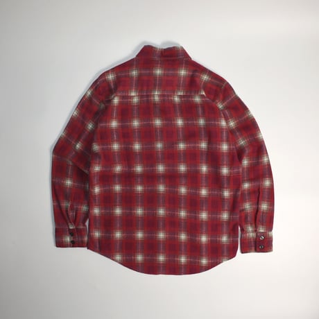 USED 70'S "PALERMO" PLAID FRANNEL L/S SHIRT
