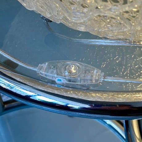 JAPAN USED PLASTICS SHADE FLOOR LAMP