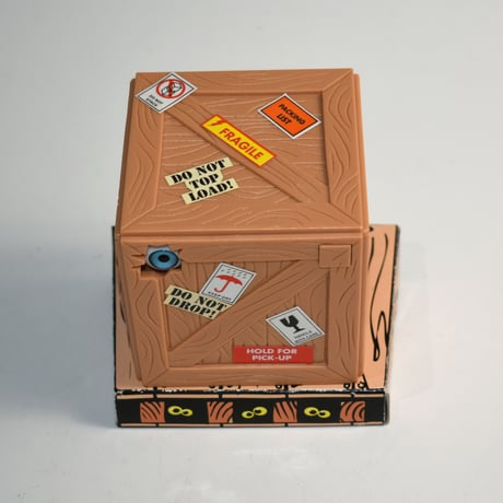 USED TALKING & VIBRATING CRATE BOX TOY