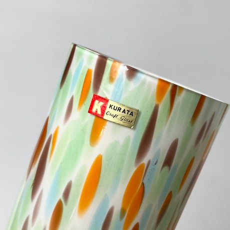 JAPAN USED “KURATA” GLASS SHADE TABLE LAMP