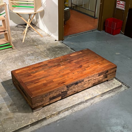 USED WOODEN DINING LOW TABLE